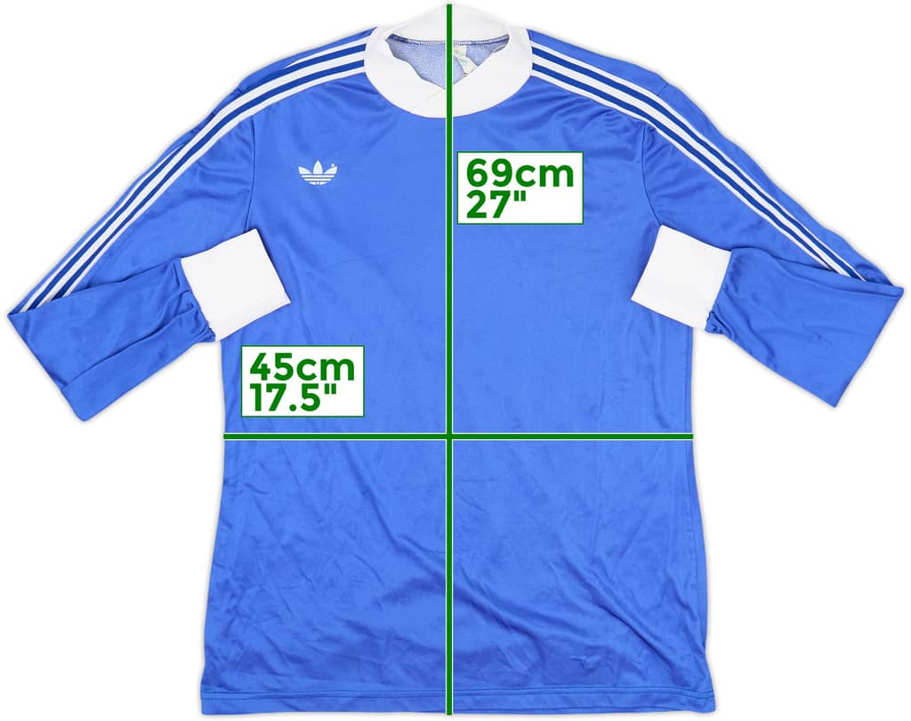 1980s adidas Template L/S Shirt - 9/10 - (S)