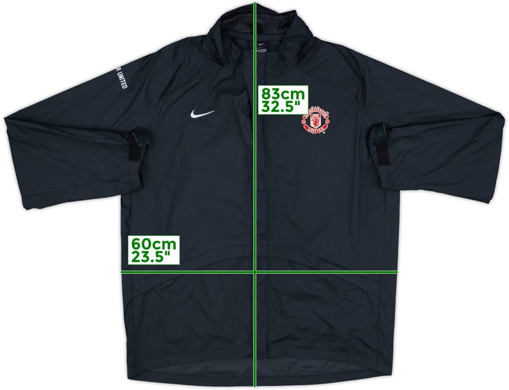 2006-07 Manchester United Nike Rain Coat - 8/10 - (M)