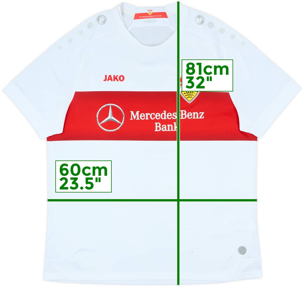 2019-20 Stuttgart Home Shirt - 8/10 - (XXL)
