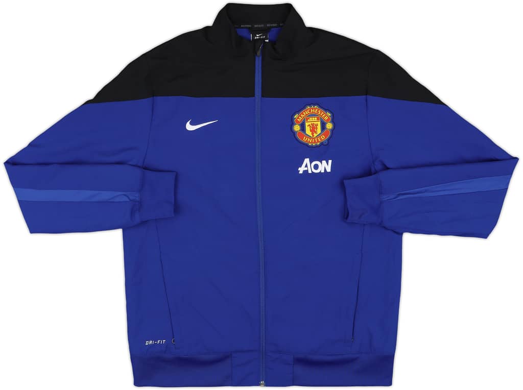 2013-14 Manchester United Nike Track Jacket - 10/10 - (M)