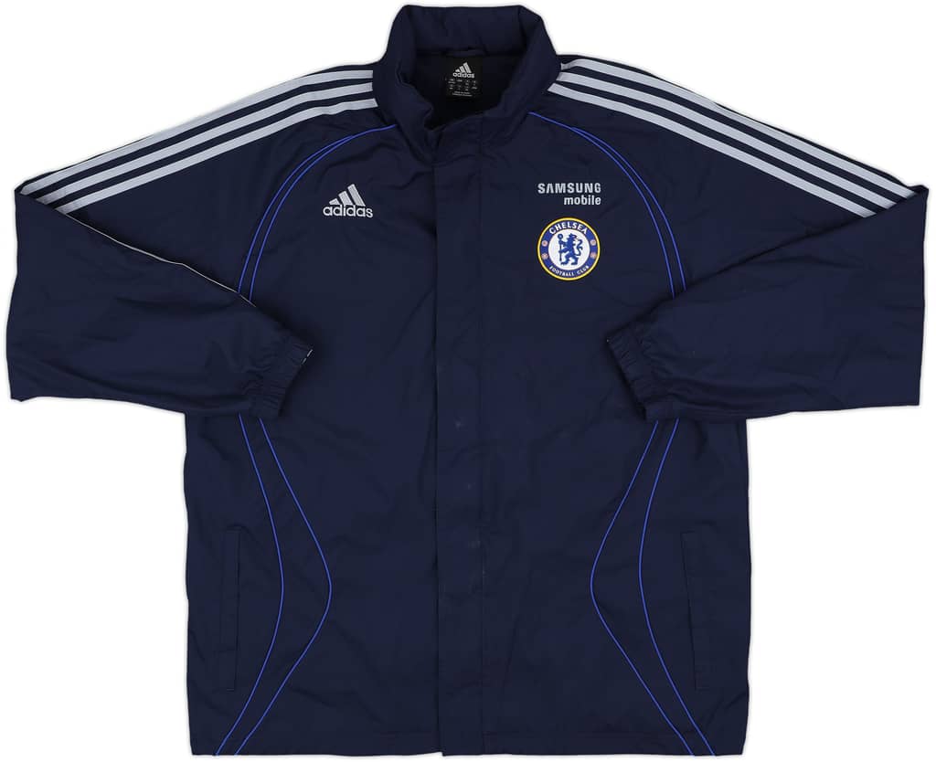 2006-07 Chelsea adidas Hooded Rain Jacket - 7/10 - (L)