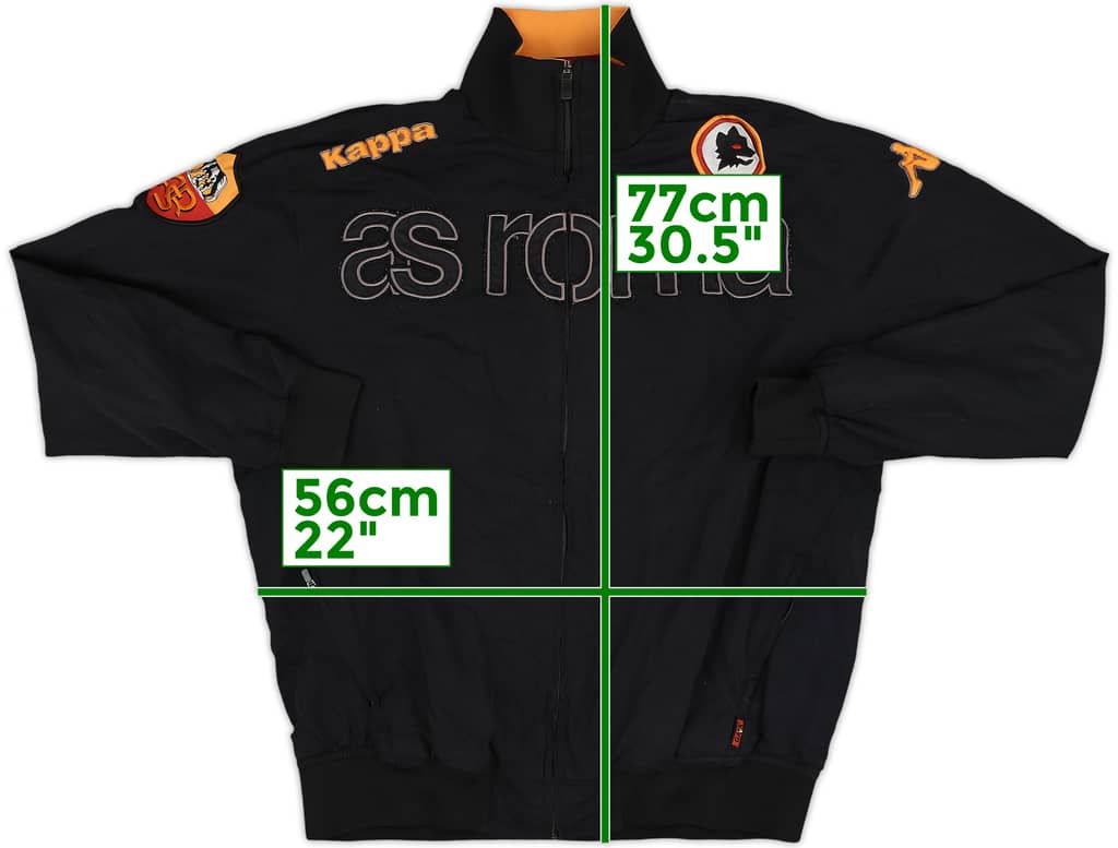 2010-11 Roma Kappa Track Jacket - 8/10 - (M)