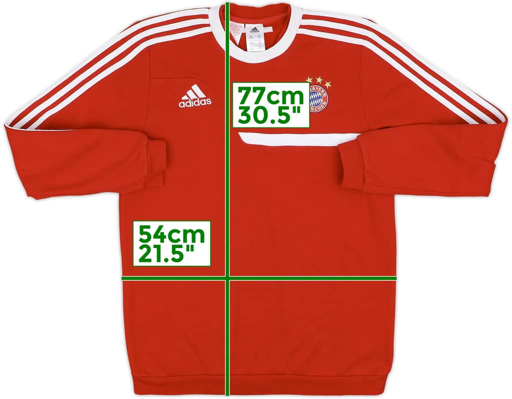 2013-14 Bayern Munich adidas Sweat Top - 9/10 - (XL.Boys)