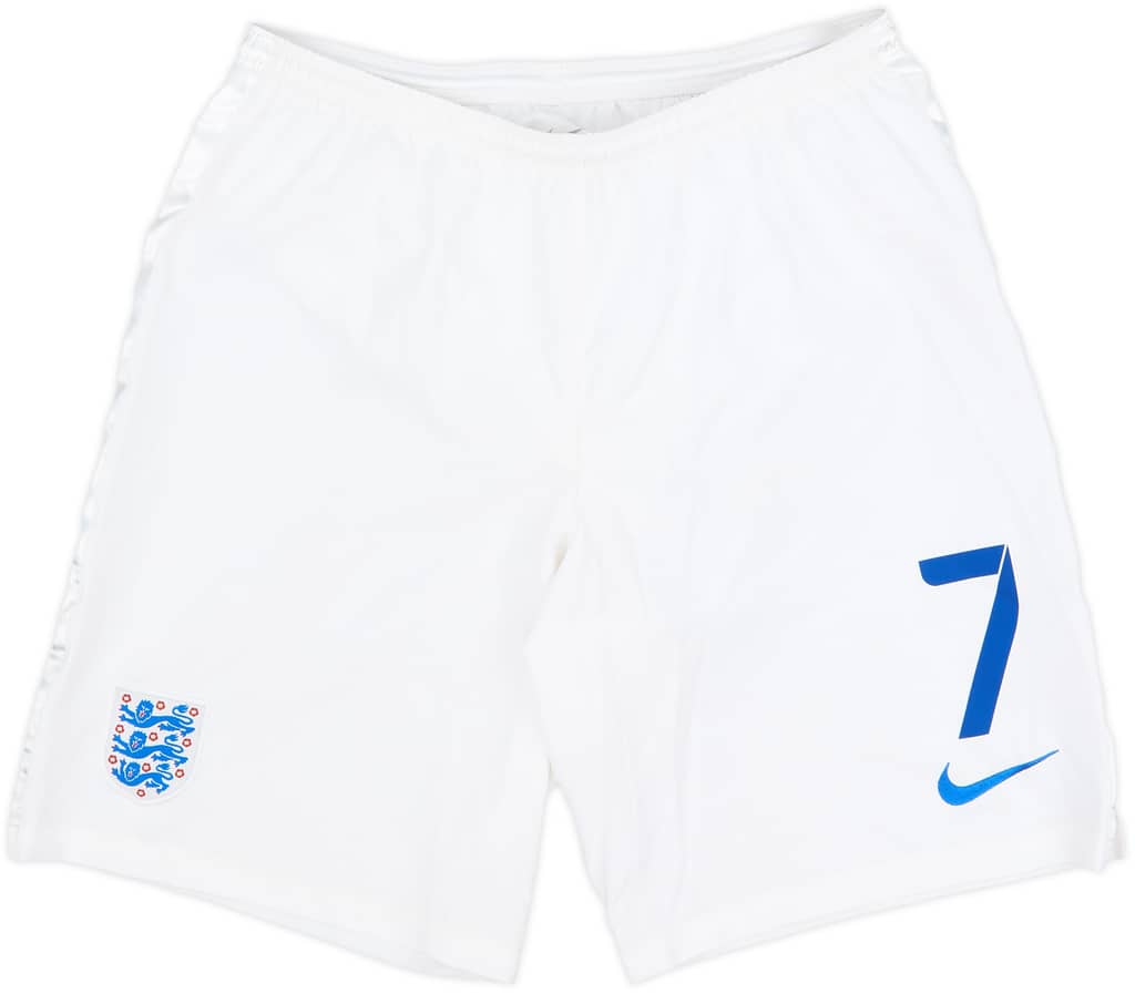 2014-15 England Player Issue Home Shorts #7 (Wilshere) - 7/10 - (L)