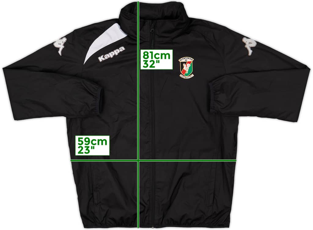2015-16 Glentoran Kappa Hooded Rain Jacket - 10/10 - (M)