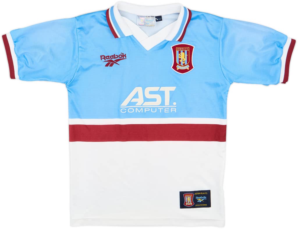 1997-98 Aston Villa Away Shirt - 8/10 - (XL.Boys)