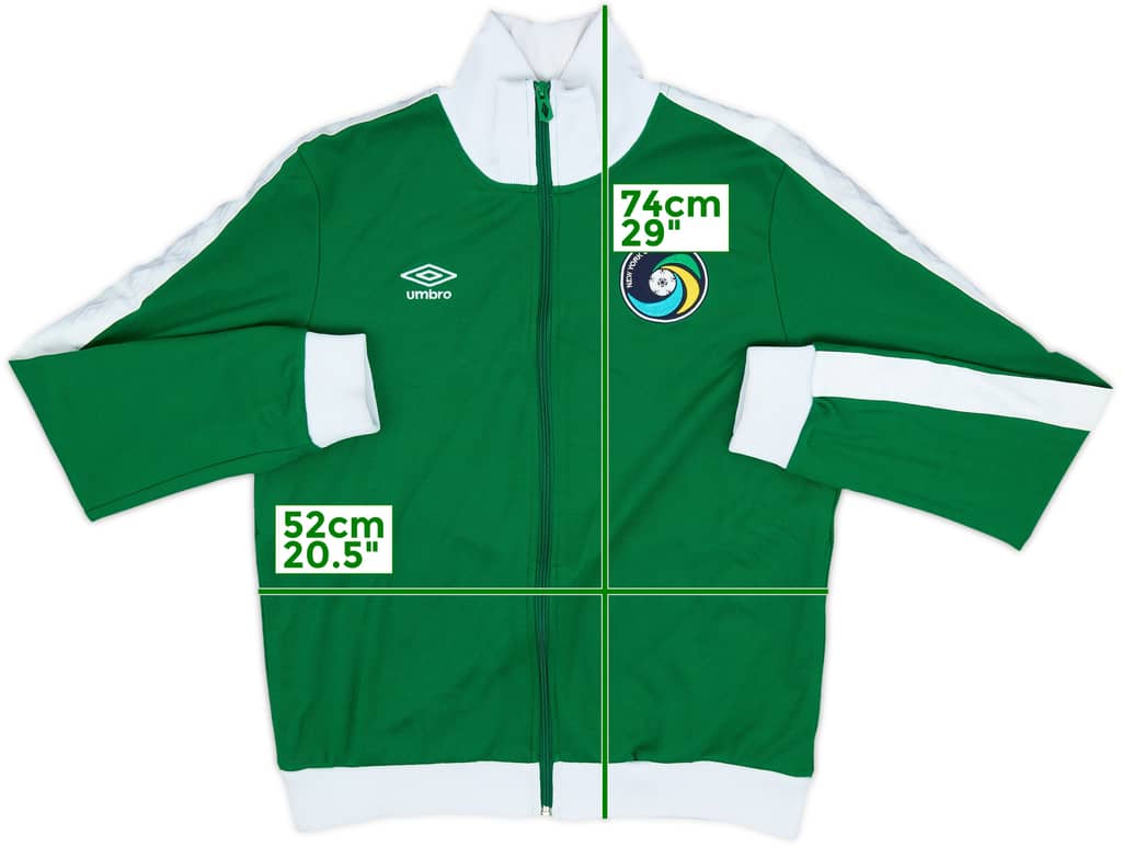 2011-12 New York Cosmos Umbro Track Jacket - 8/10 - (L)
