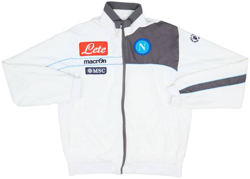 2011-12 Napoli Macron Track Jacket - 8/10 - (L)