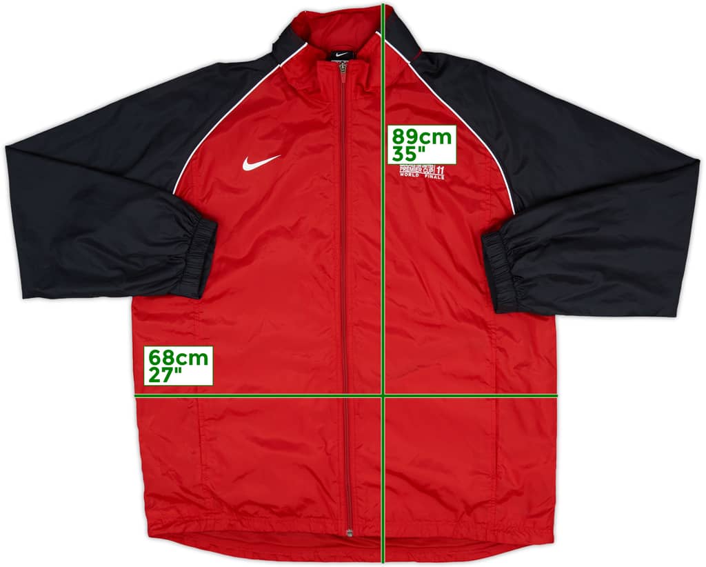 2011-12 Manchester United 'Premier Cup Finals' Nike Track Jacket - 8/10 - (XL)