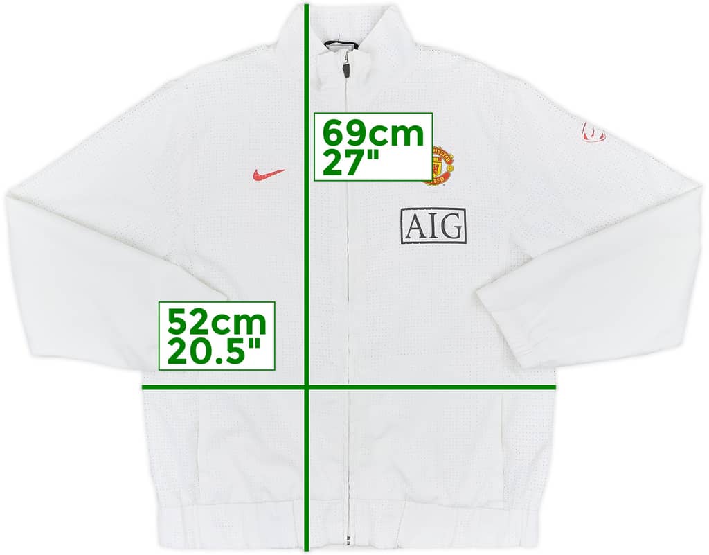 2009-10 Manchester United Nike Track Jacket - 6/10 - (L.Boys)