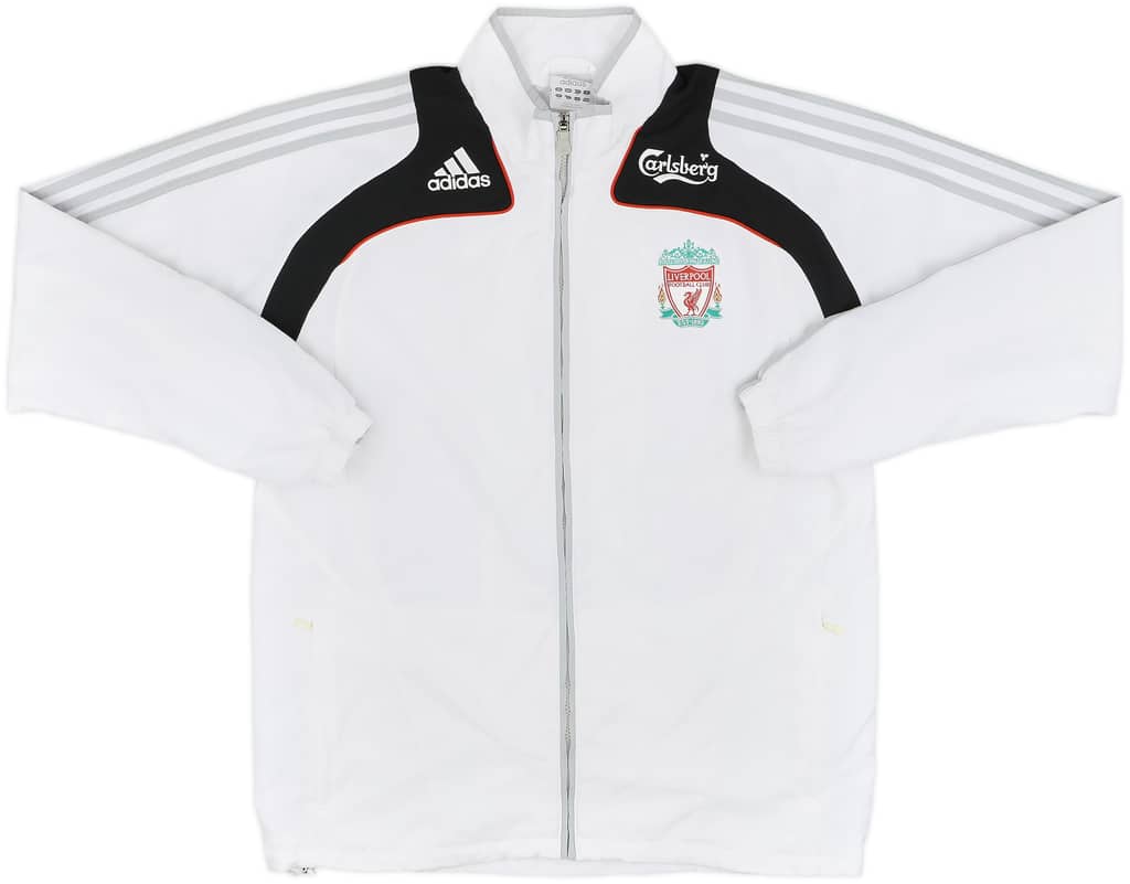 2008-09 Liverpool adidas Track Jacket - 9/10 - (L)