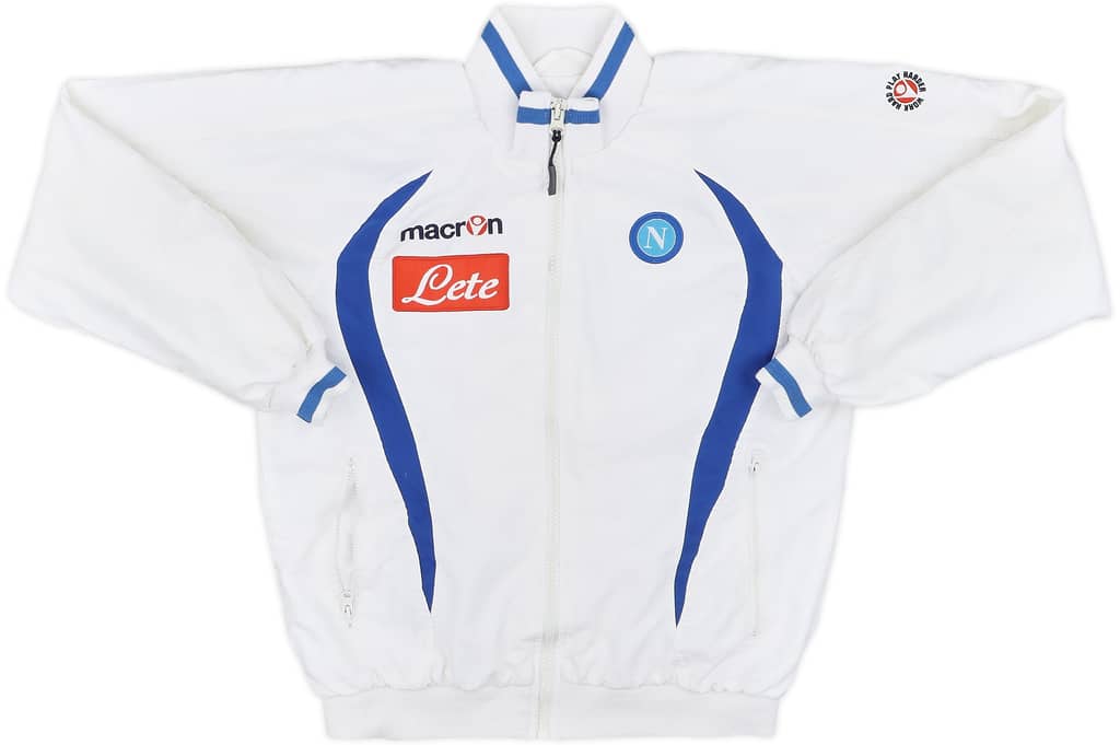 2009-10 Napoli Macron Track Jacket - 8/10 - (M.Boys)