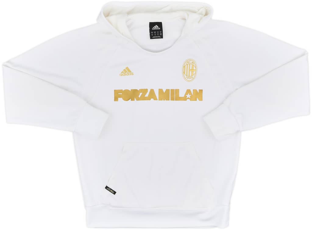2009-10 AC Milan adidas Hooded Jacket - 8/10 - (M)