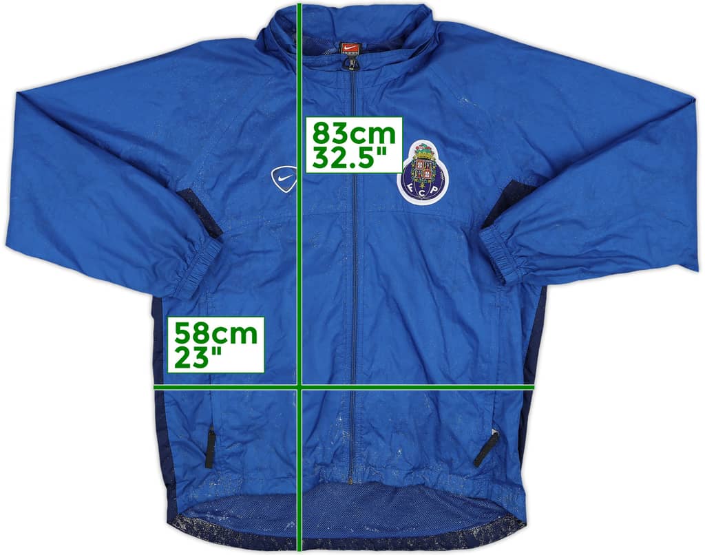 2000-01 Porto Nike Hooded Rain Jacket - 4/10 - (S)