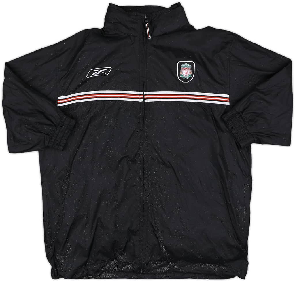 2002-03 Liverpool Reebok Hooded Rain Jacket - 8/10 - (S)