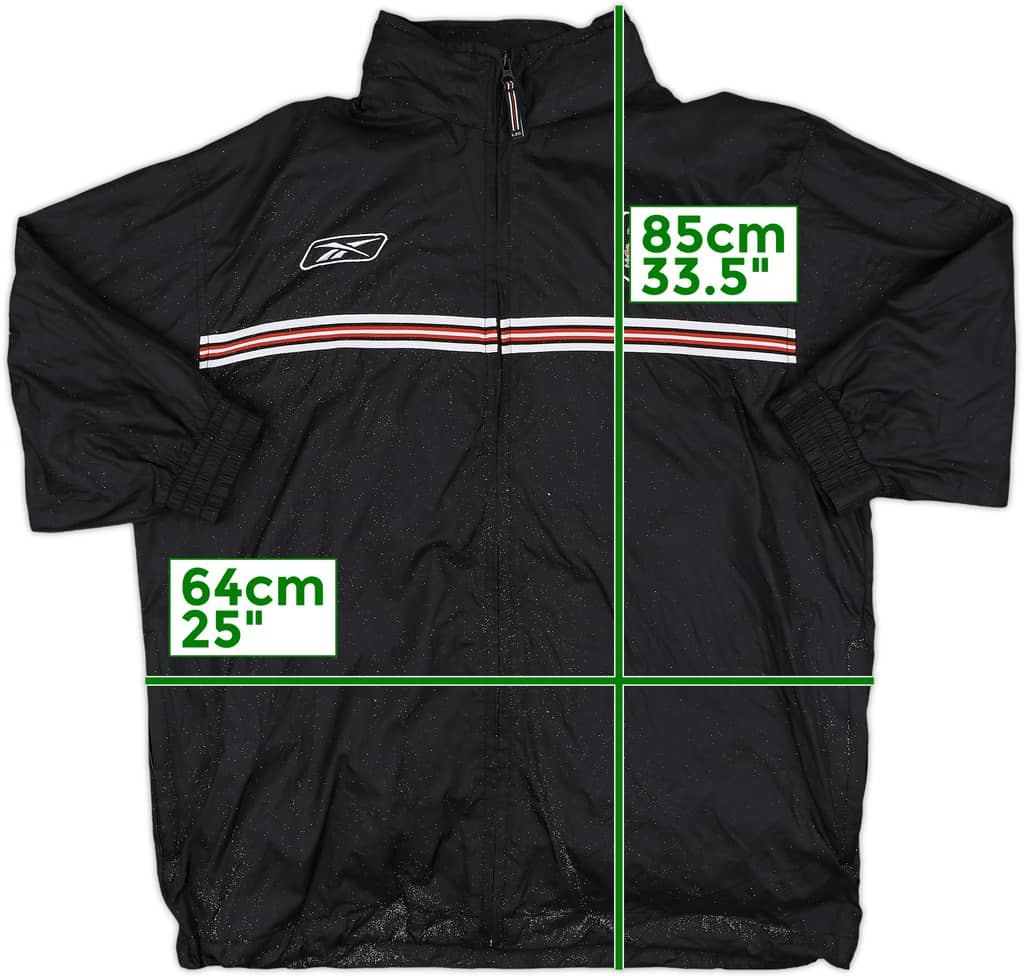 2002-03 Liverpool Reebok Hooded Rain Jacket - 8/10 - (S)