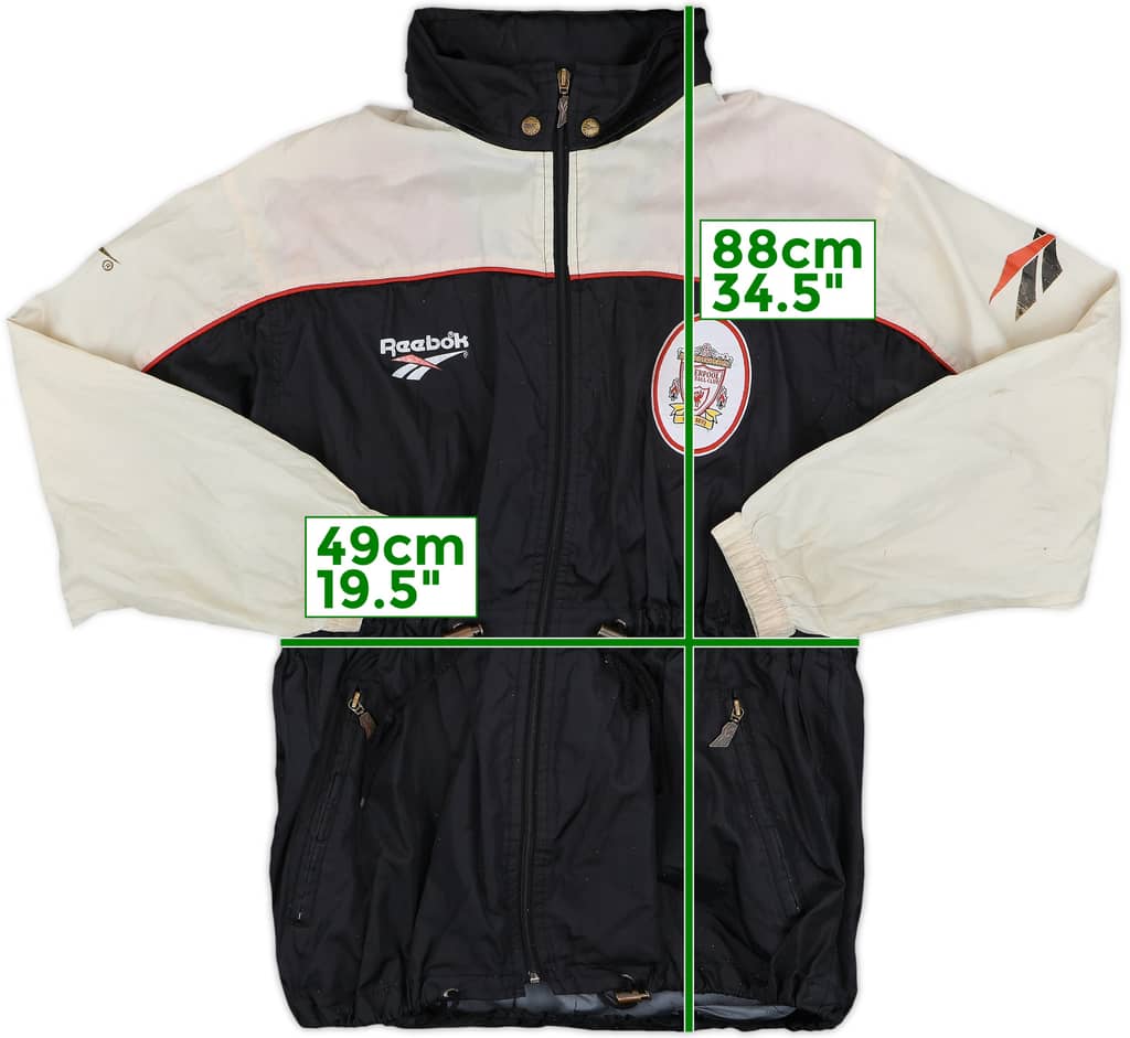 1996-97 Liverpool Reebok Hooded Rain Jacket - 5/10 - (S)
