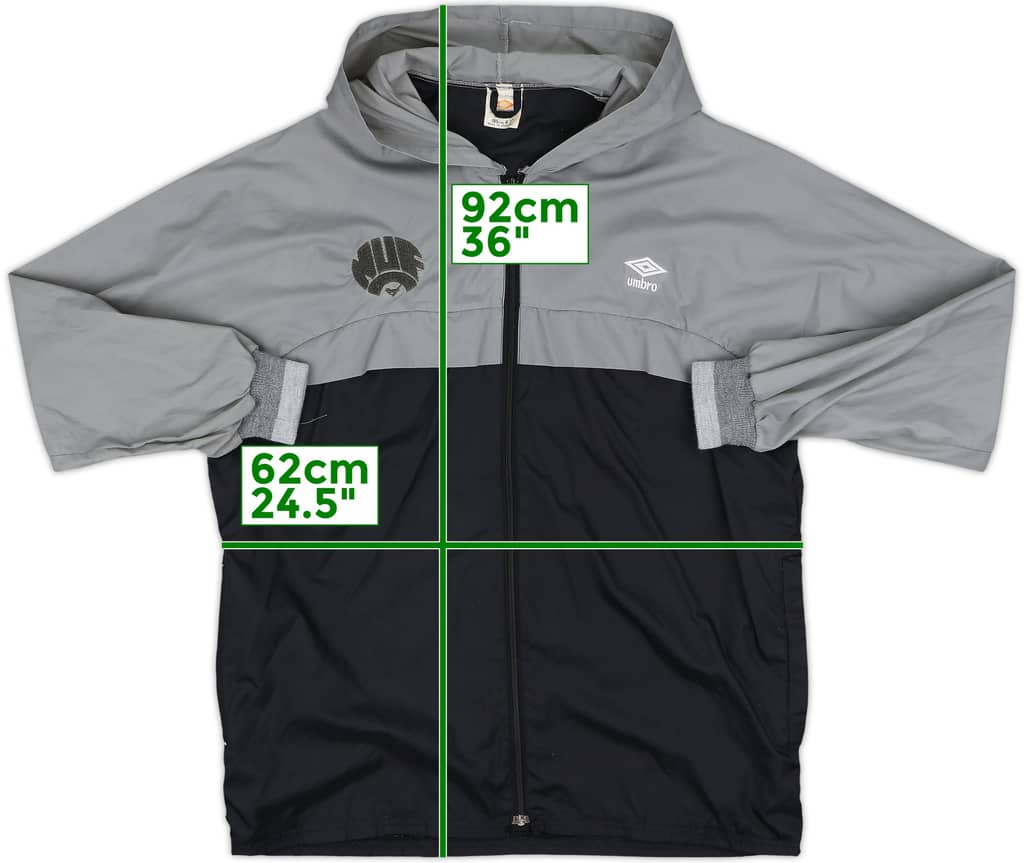 1984-86 Newcastle Umbro Hooded Track Jacket - 8/10 - (L)