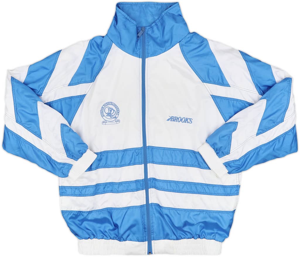 1991-92 QPR Brooks Track Jacket - 10/10 - (S)