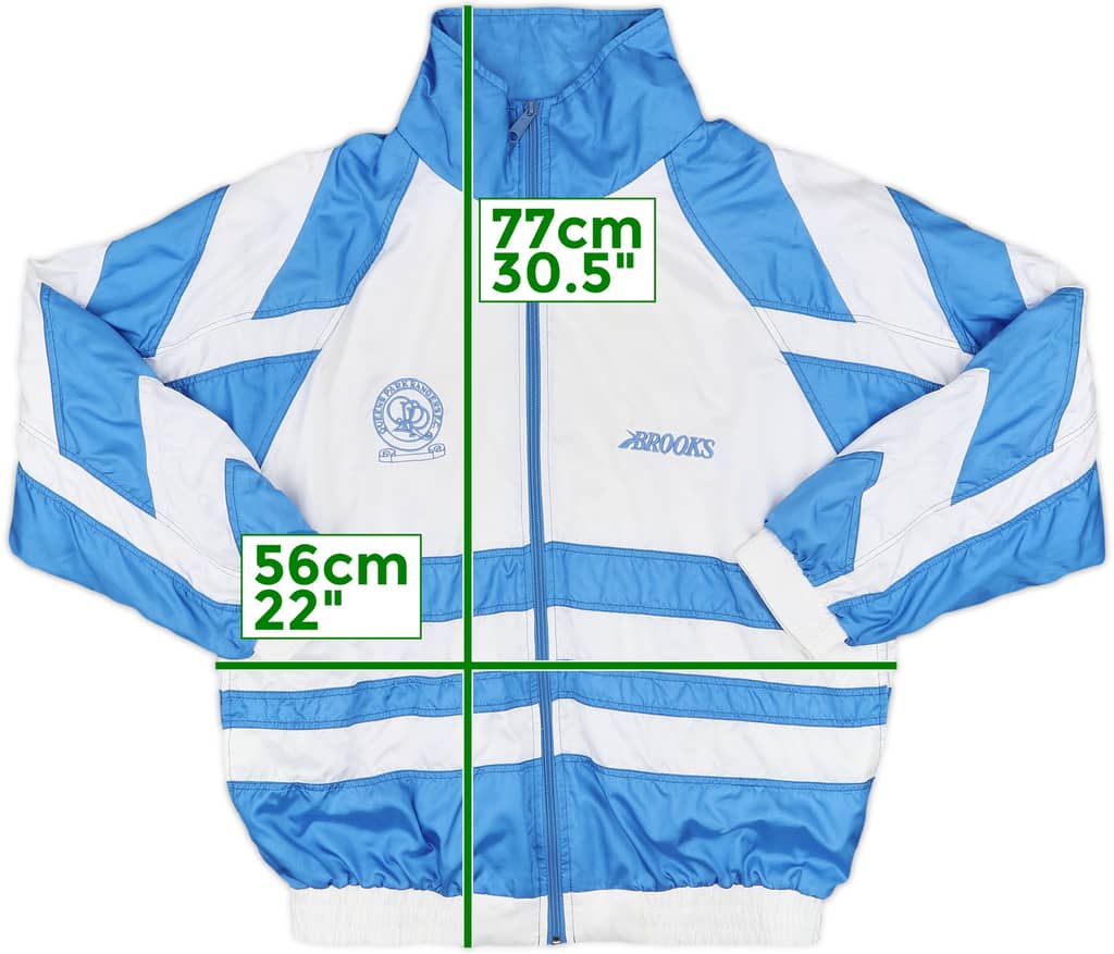 1991-92 QPR Brooks Track Jacket - 10/10 - (S)