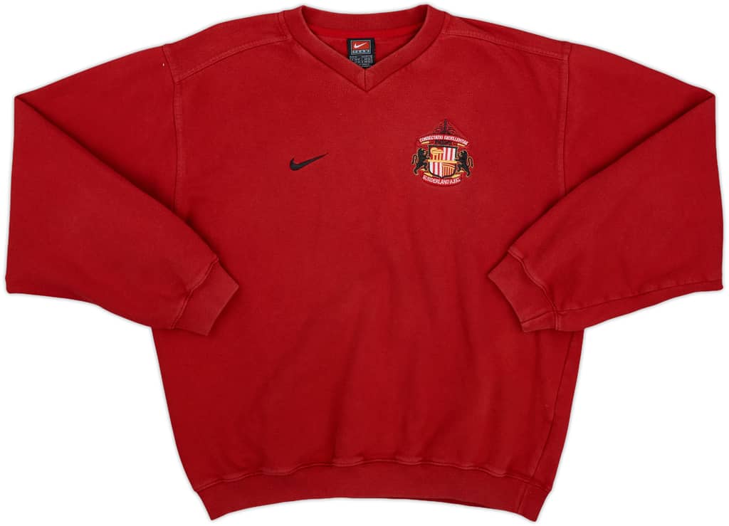 2001-02 Sunderland Nike Sweat Top - 8/10 - (M)