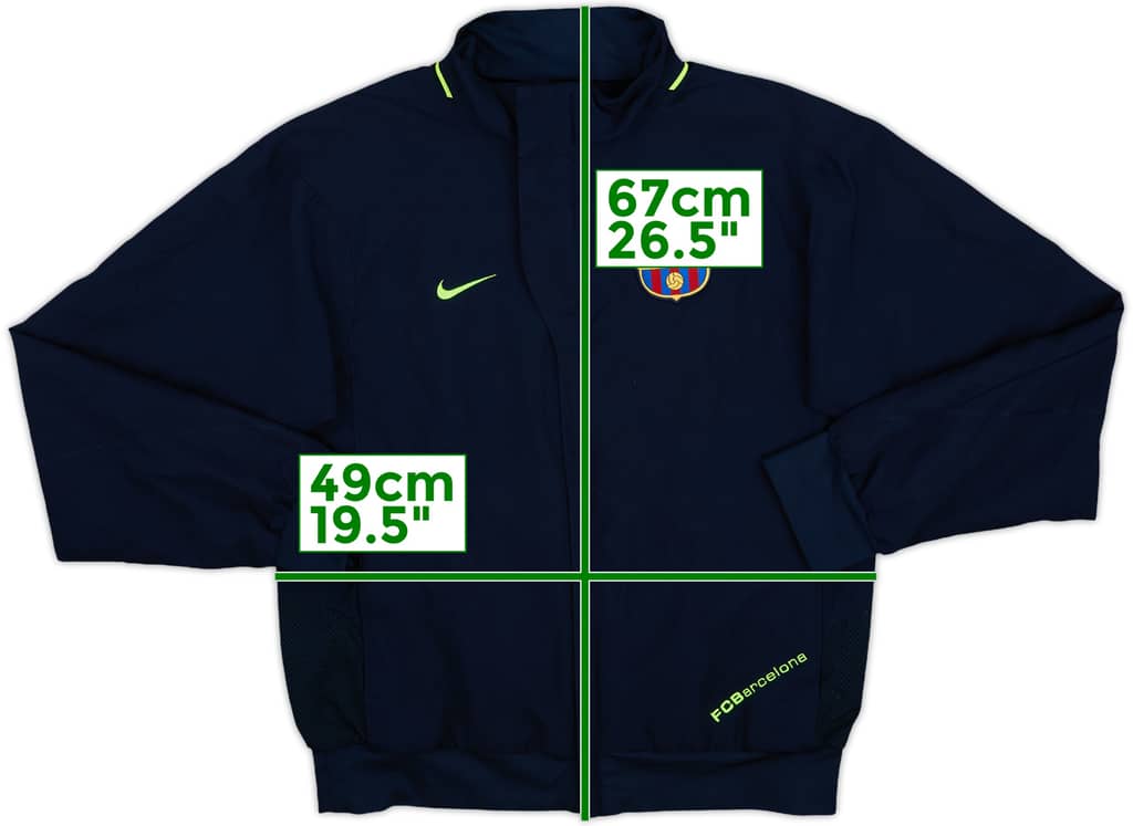 2007-08 Barcelona Nike Track Jacket - 8/10 - (S)