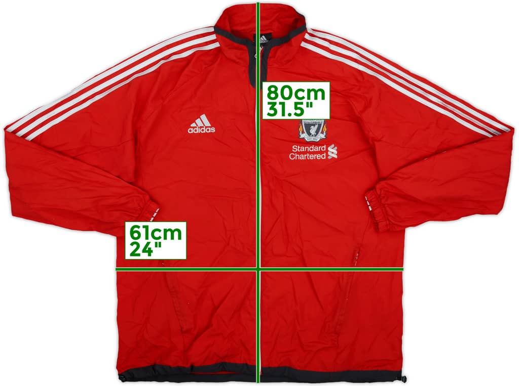 2011-12 Liverpool adidas Track Jacket - 8/10 - (XL)