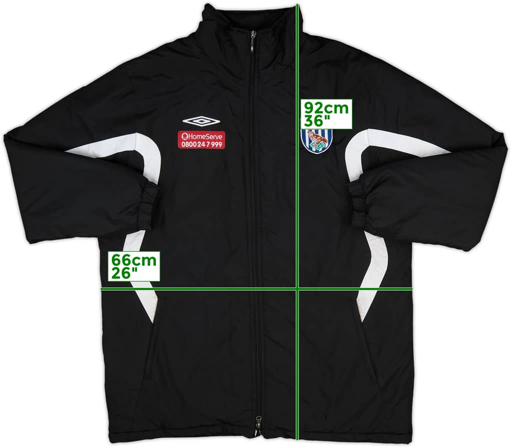 2008-09 West Brom Umbro Padded Bench Coat - 8/10 - (L)