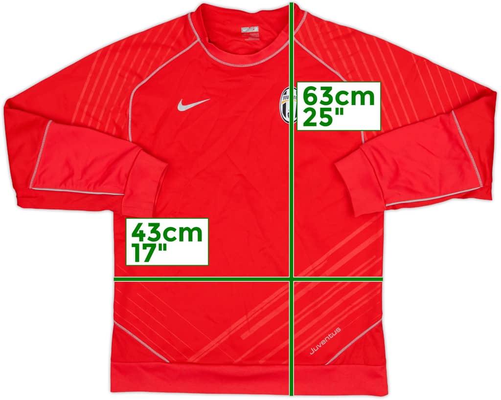 2007-08 Juventus Nike Sweat Top - 8/10 - (M.Boys)