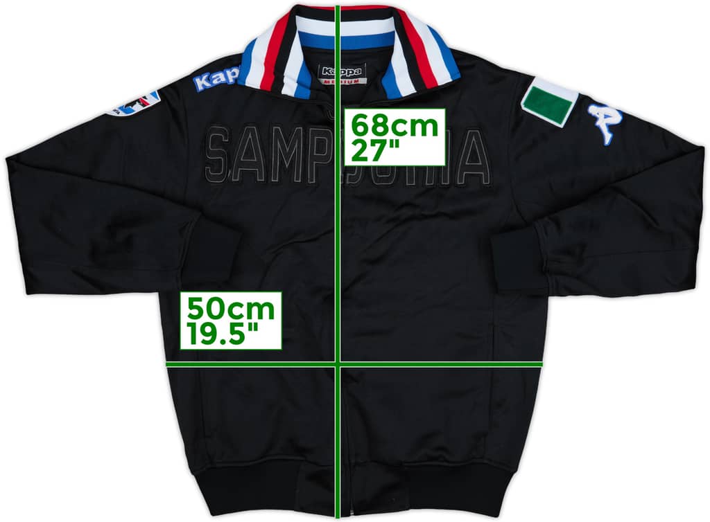 2010-11 Sampdoria Kappa Track Jacket - 9/10 - (M)
