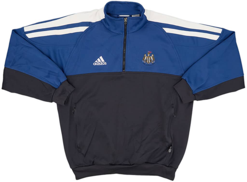 2001-02 Newcastle United adidas 1/4 Zip Training Top - 8/10 - (L)
