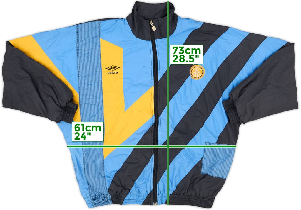1992-93 Inter Milan Umbro Track Jacket - 8/10 - (M)