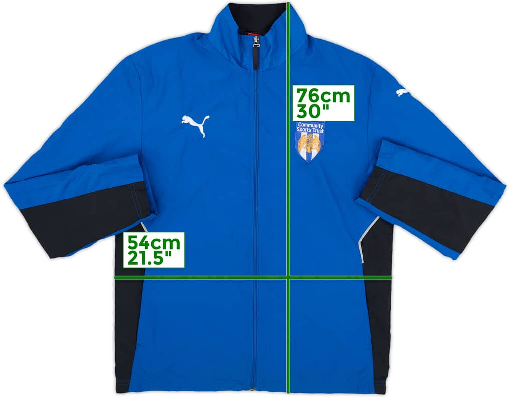 2010-11 Colchester United Puma Track Jacket - 8/10 - (S)