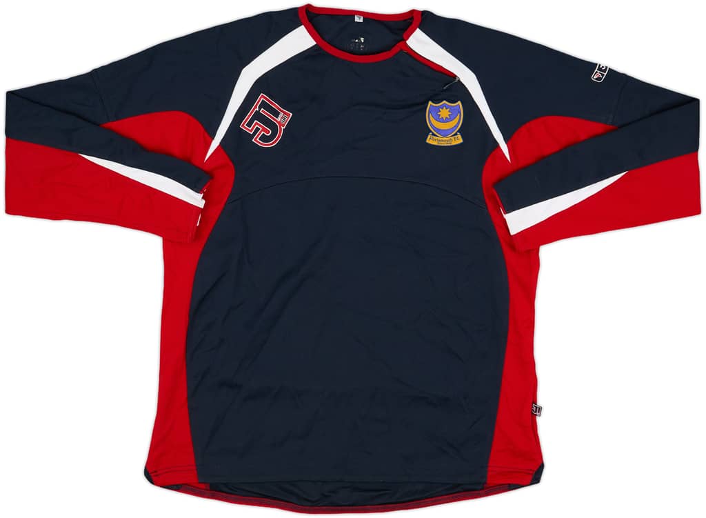 2005-07 Portsmouth Jako 1/4 Zip Drill Top - 8/10 - (M/L)