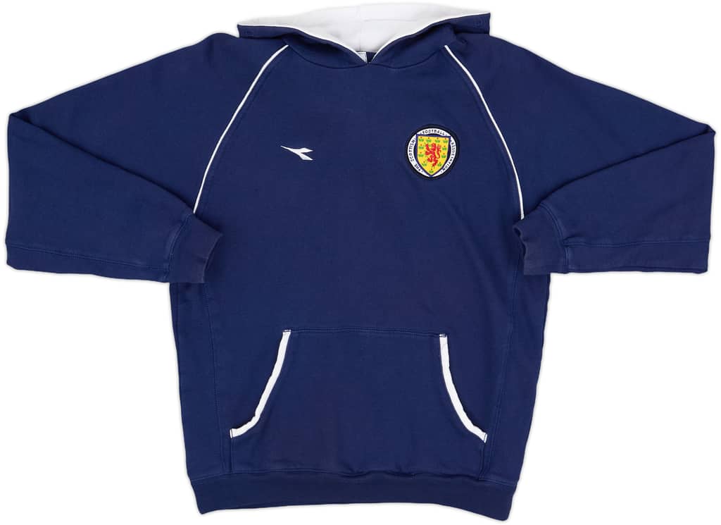2005-06 Scotland Diadora Hooded Top - 8/10 - (S)