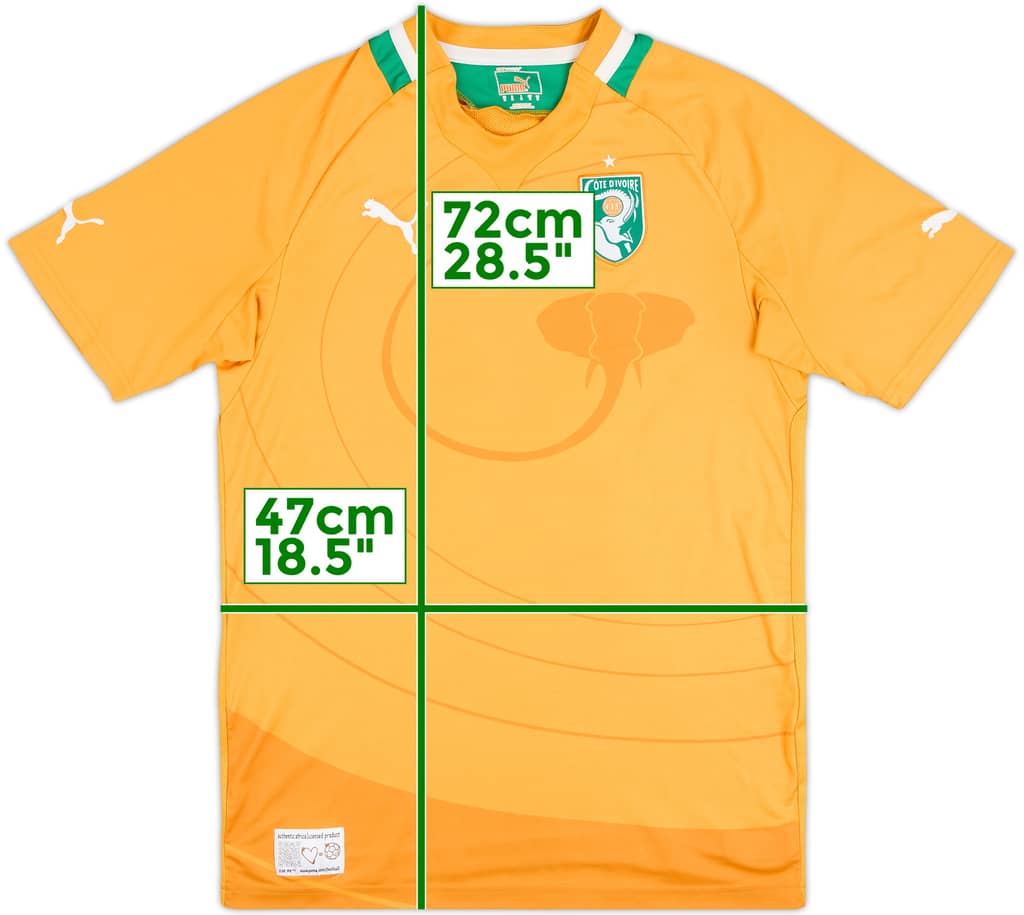 2011-13 Ivory Coast Home Shirt - 7/10 - (M)