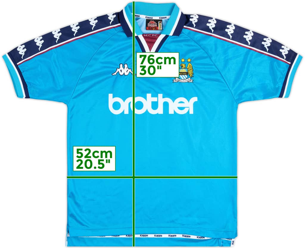 1997-99 Manchester City Home Shirt - 5/10 - (M)