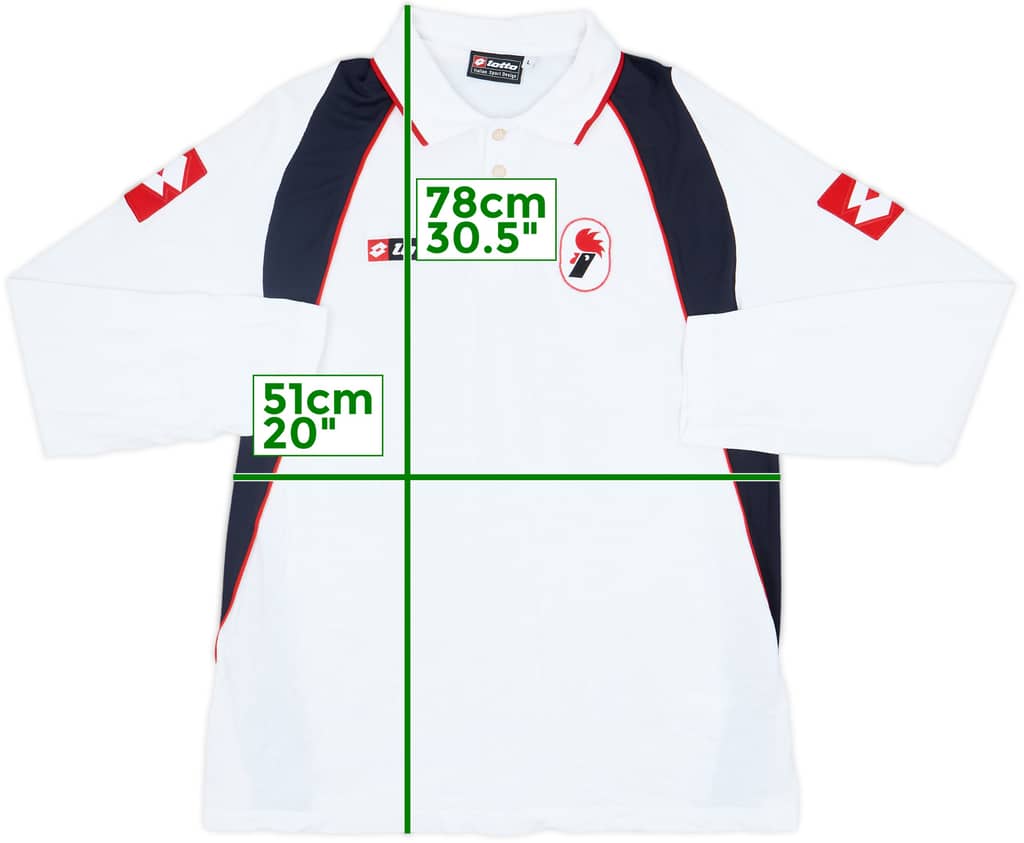 2004-05 Bari Lotto Polo L/S Shirt - 9/10 - (L)