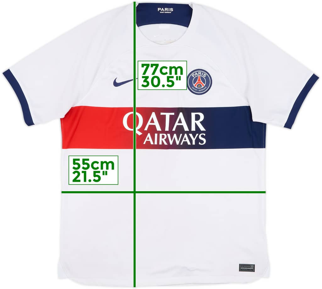 2023-24 Paris Saint-Germain Away Shirt - 5/10 - (L)