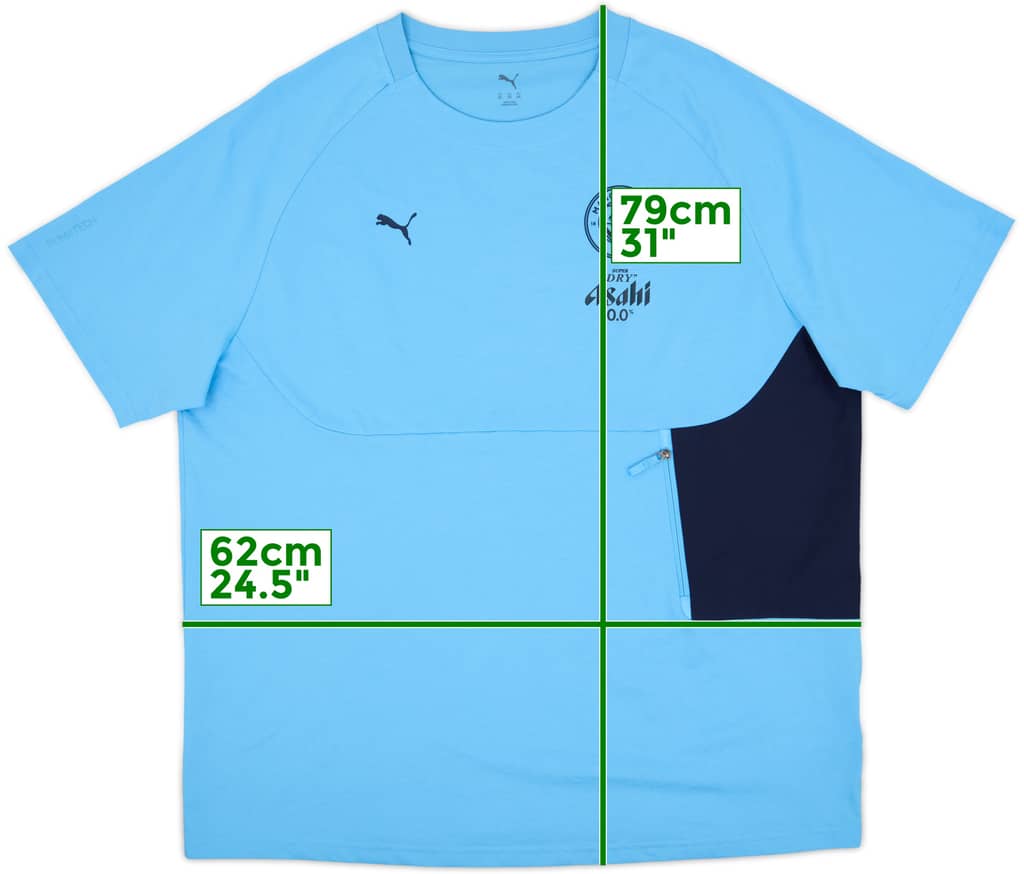 2024-25 Manchester City Puma Cotton Tee - 9/10 - (XXL)