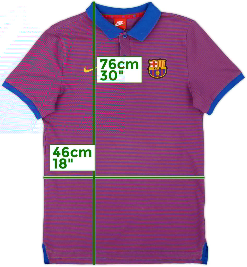 2016-17 Barcelona Nike Polo Shirt - 10/10 - (M)
