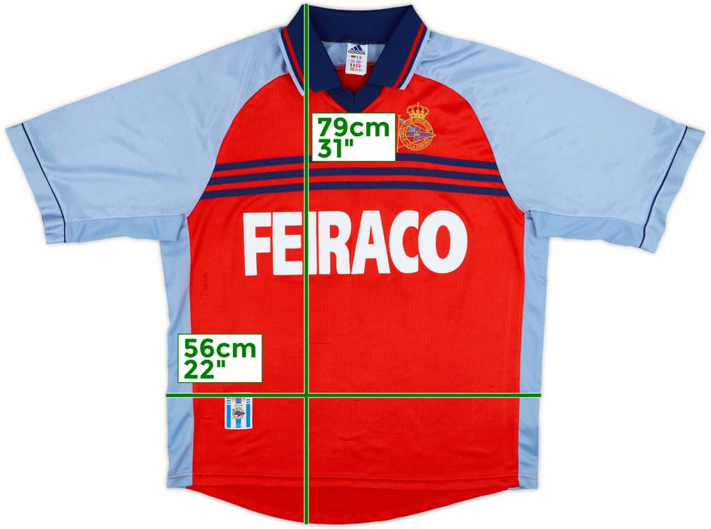 1998-99 Deportivo de La Coruna Away Shirt - 8/10 - (XL)