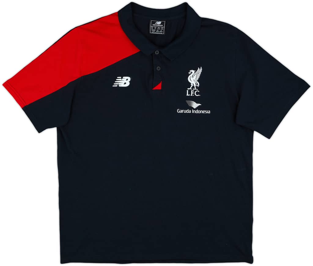 2015-16 Liverpool New Balance Polo Shirt - 9/10 - (XXL)