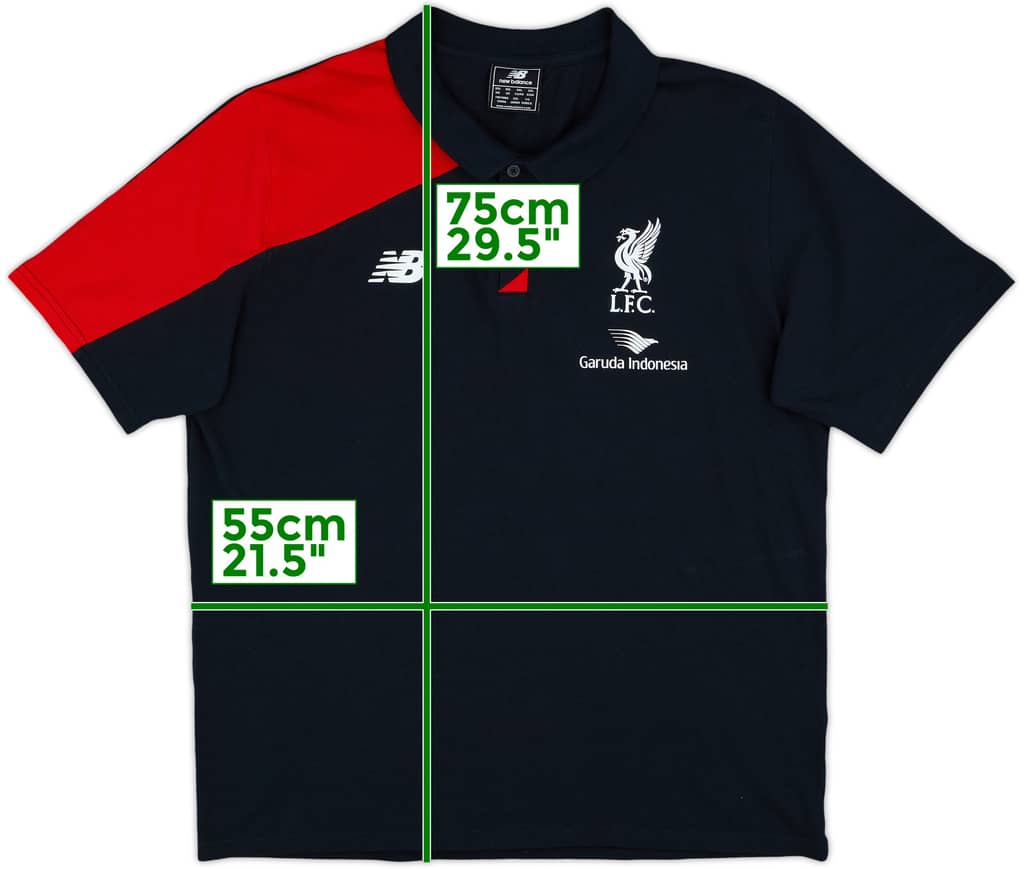 2015-16 Liverpool New Balance Polo Shirt - 9/10 - (XXL)