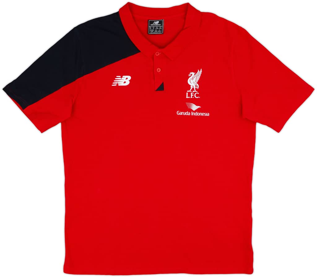 2015-16 Liverpool New Balance Polo Shirt - 8/10 - (XXL)