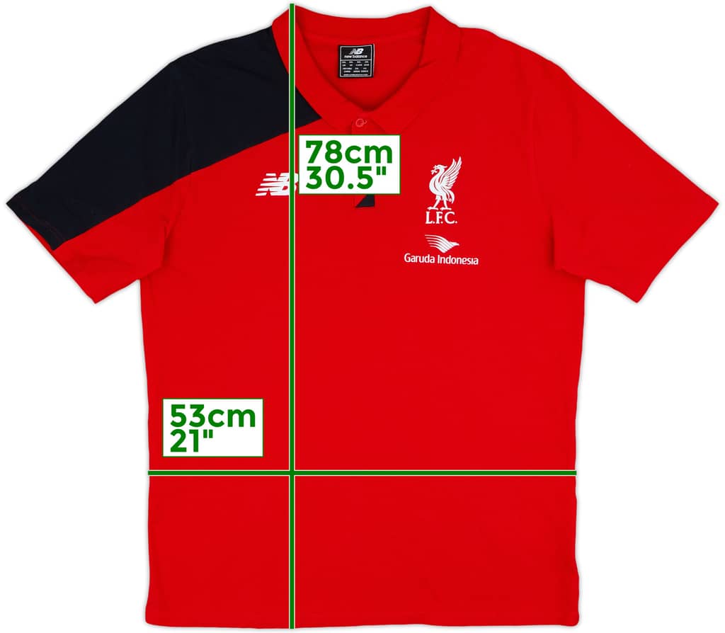 2015-16 Liverpool New Balance Polo Shirt - 8/10 - (XXL)