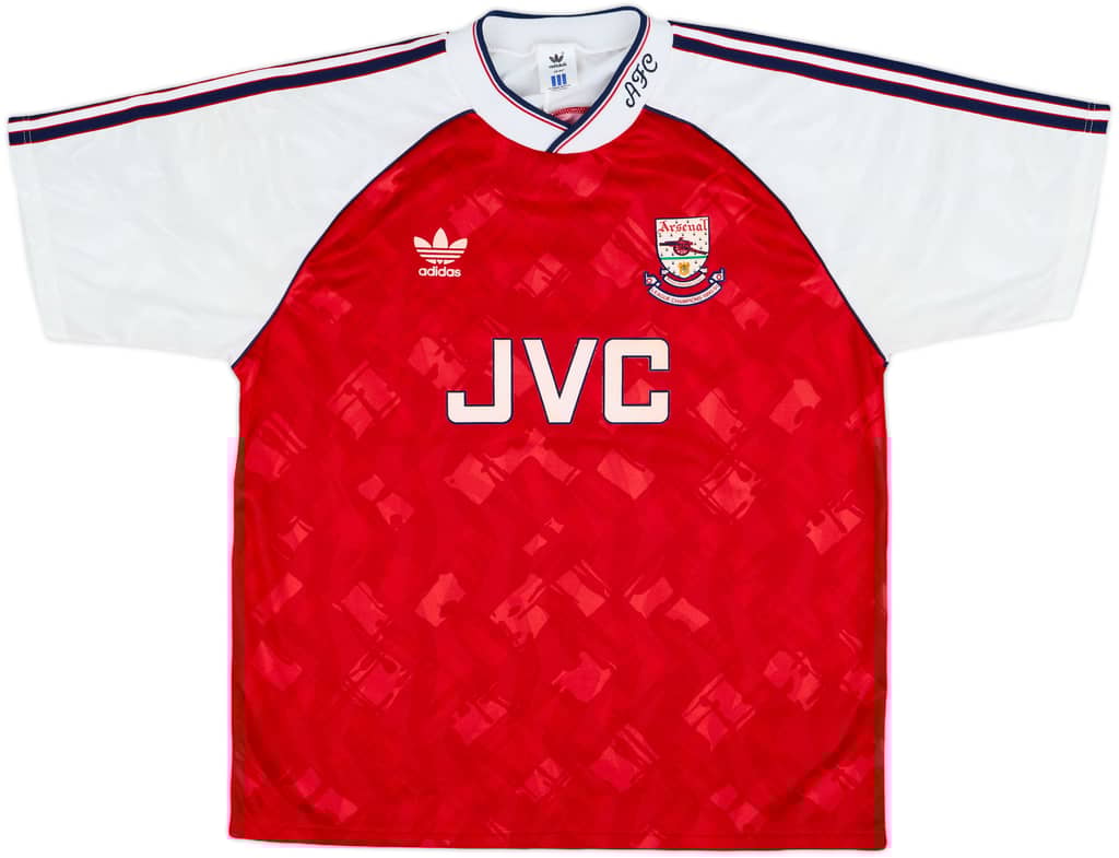 1990-92 Arsenal Home Shirt - 8/10 - (L)