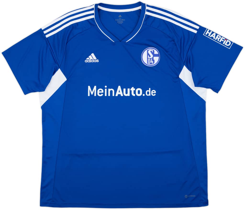 2022-23 Schalke Home Shirt - 9/10 - (XXL)
