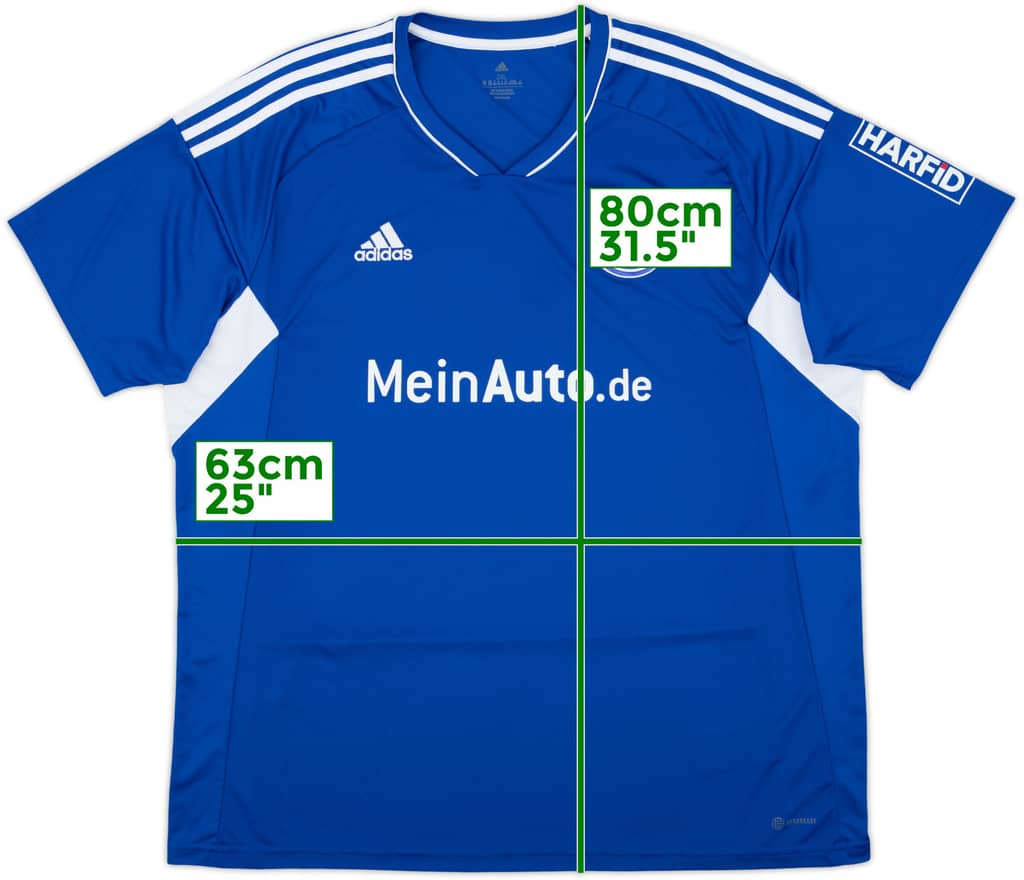 2022-23 Schalke Home Shirt - 9/10 - (XXL)