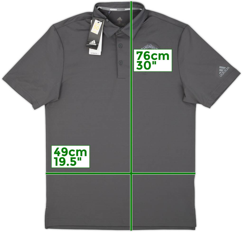 2019-20 Manchester United adidas Polo Shirt (S)